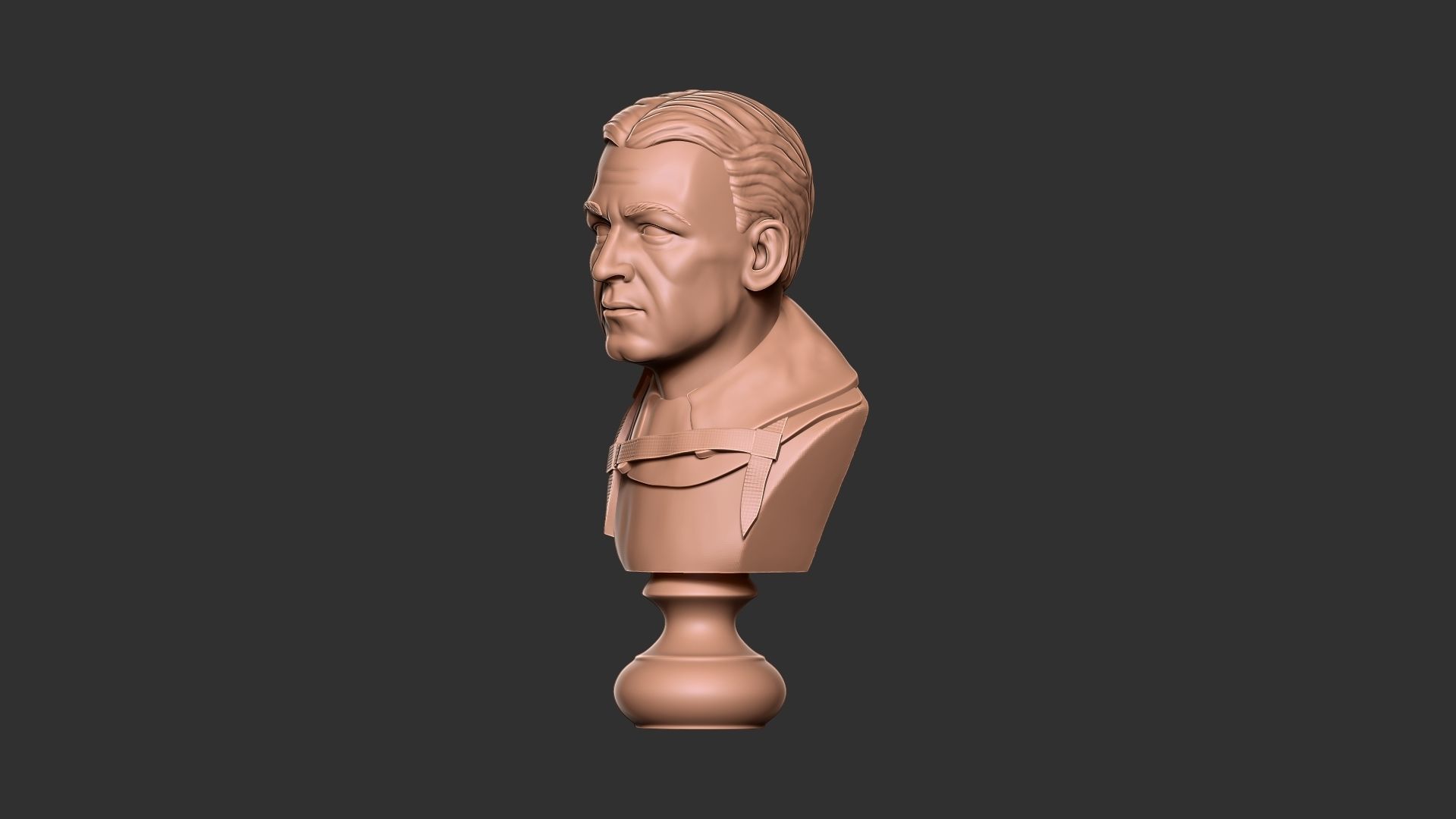 Ernest Shackleton Bust - 3D Print Model 3D print model_2