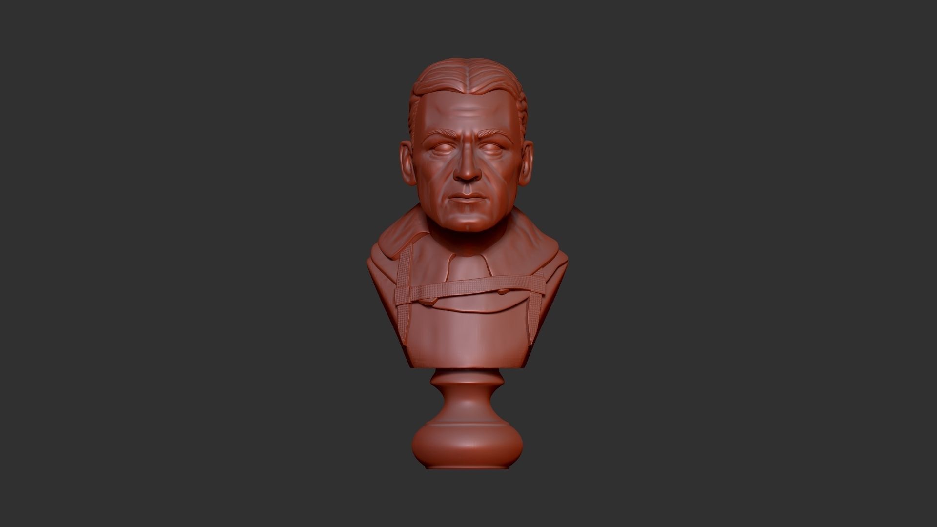 Ernest Shackleton Bust - 3D Print Model 3D print model_6