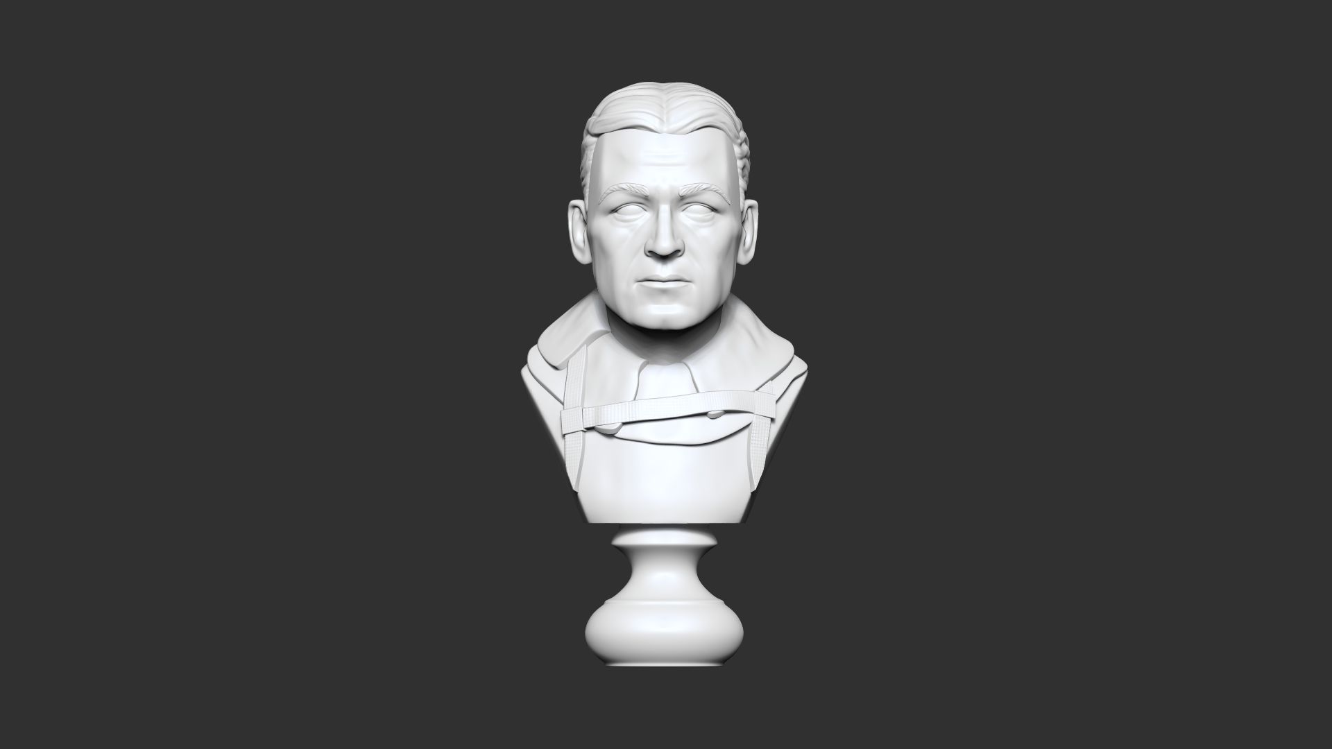 Ernest Shackleton Bust - 3D Print Model 3D print model_12
