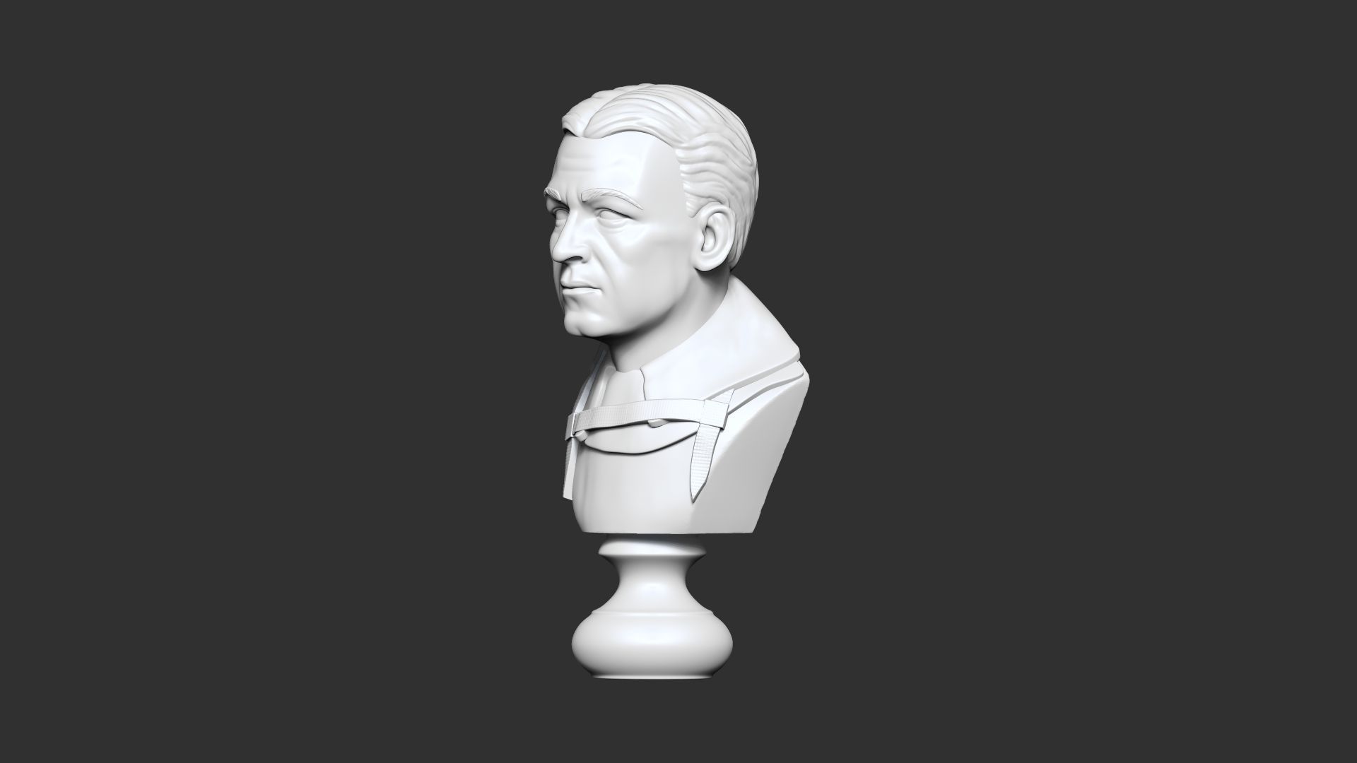 Ernest Shackleton Bust - 3D Print Model 3D print model_14