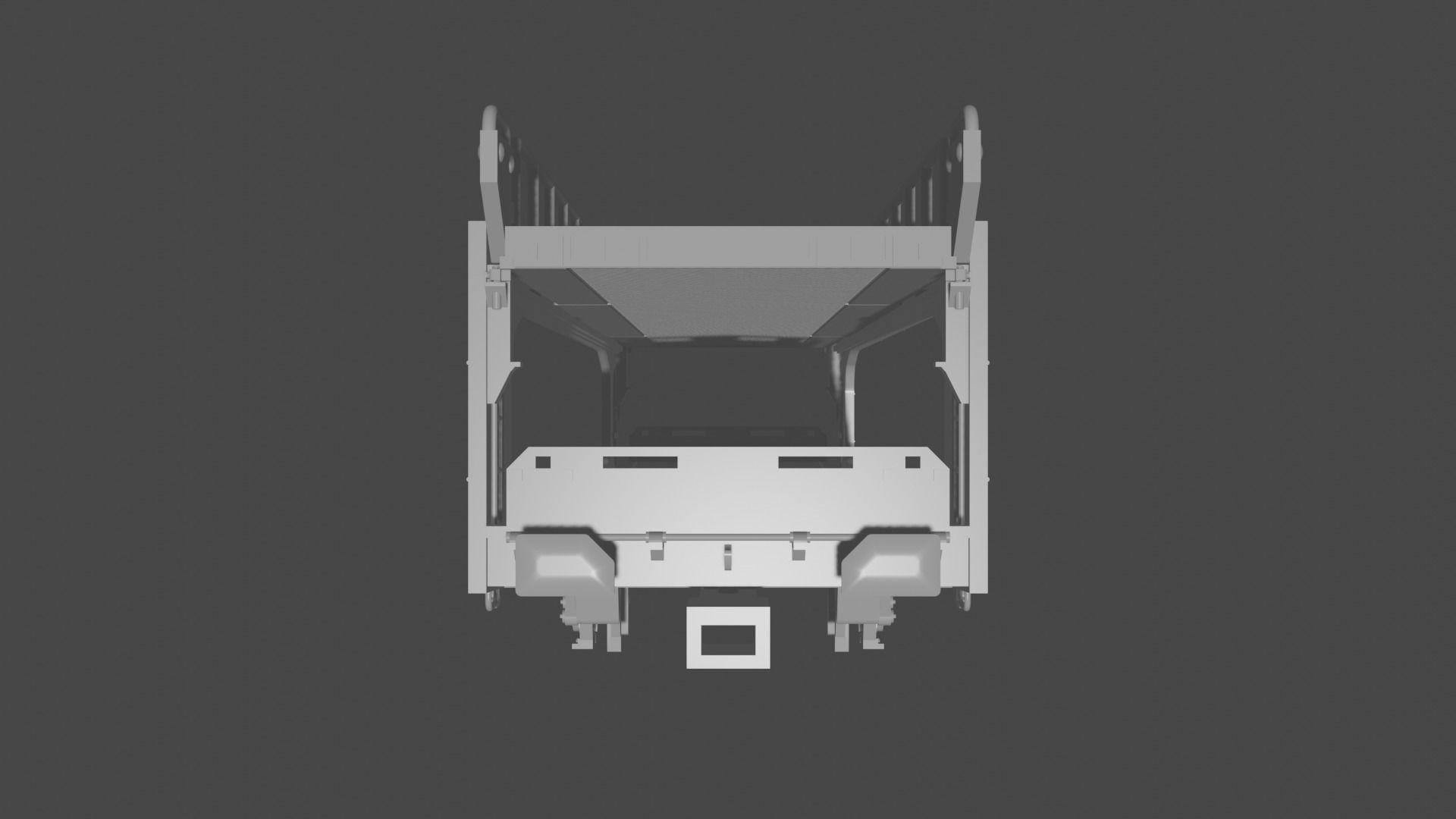 H0 1-87 scale TA 260 car carrying wagon 3D print model_6