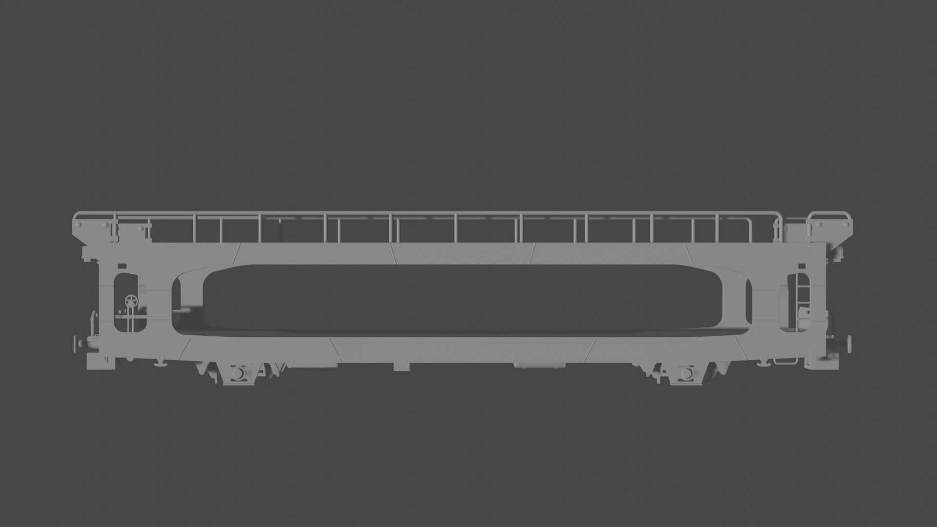 H0 1-87 scale TA 260 car carrying wagon 3D print model_2