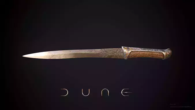 Crysknife from  Dune - Ready to Print -  3D print model