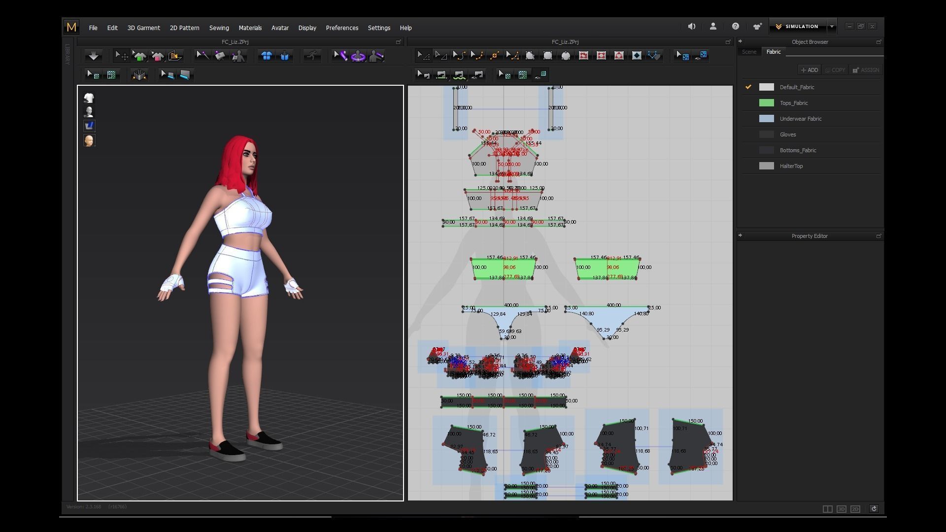 Liz - Female Character Base Mesh Version 1 Low-poly 3D model_20
