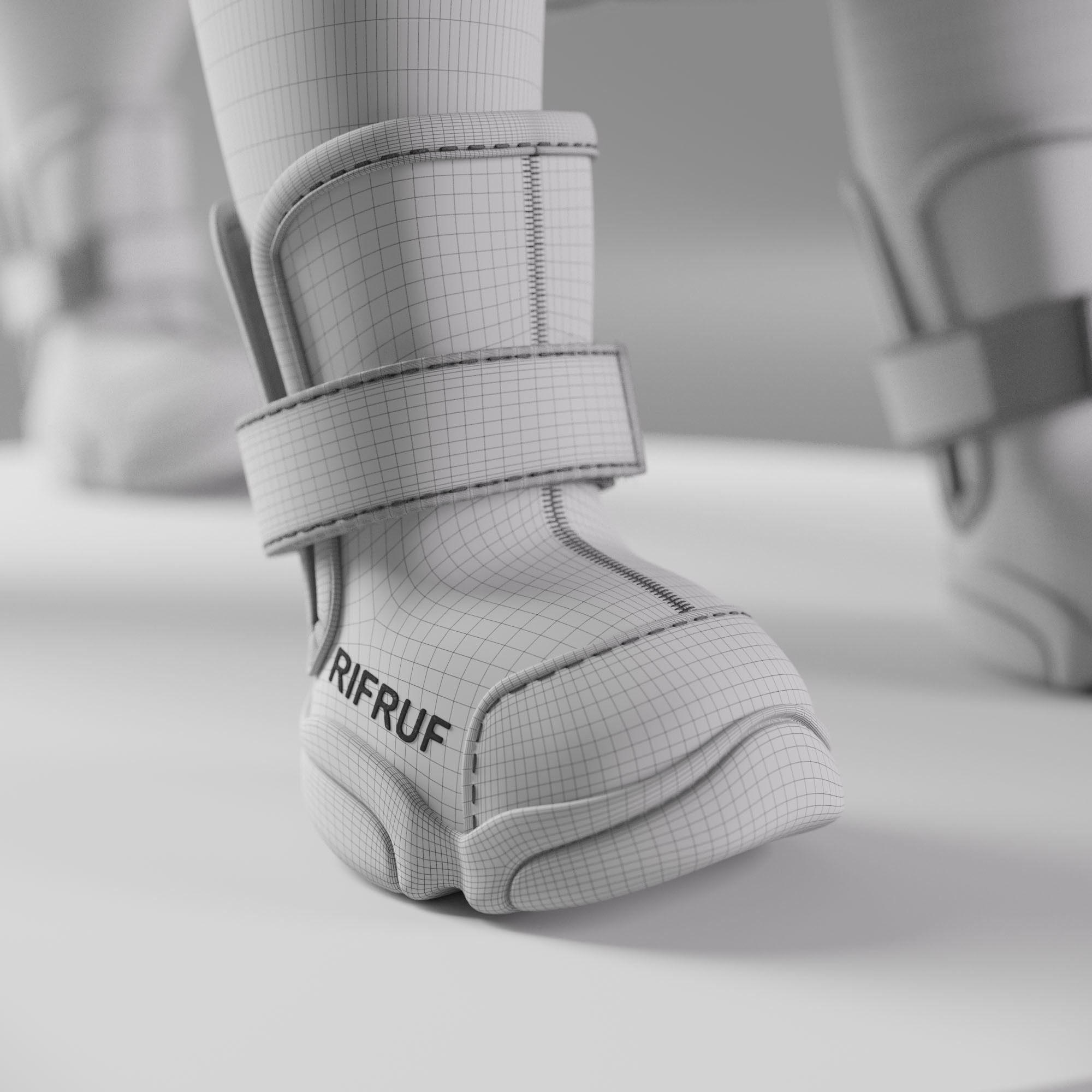 Mondog pet outfitters poldo dog couture with Rifruf Caesar 3D model_8