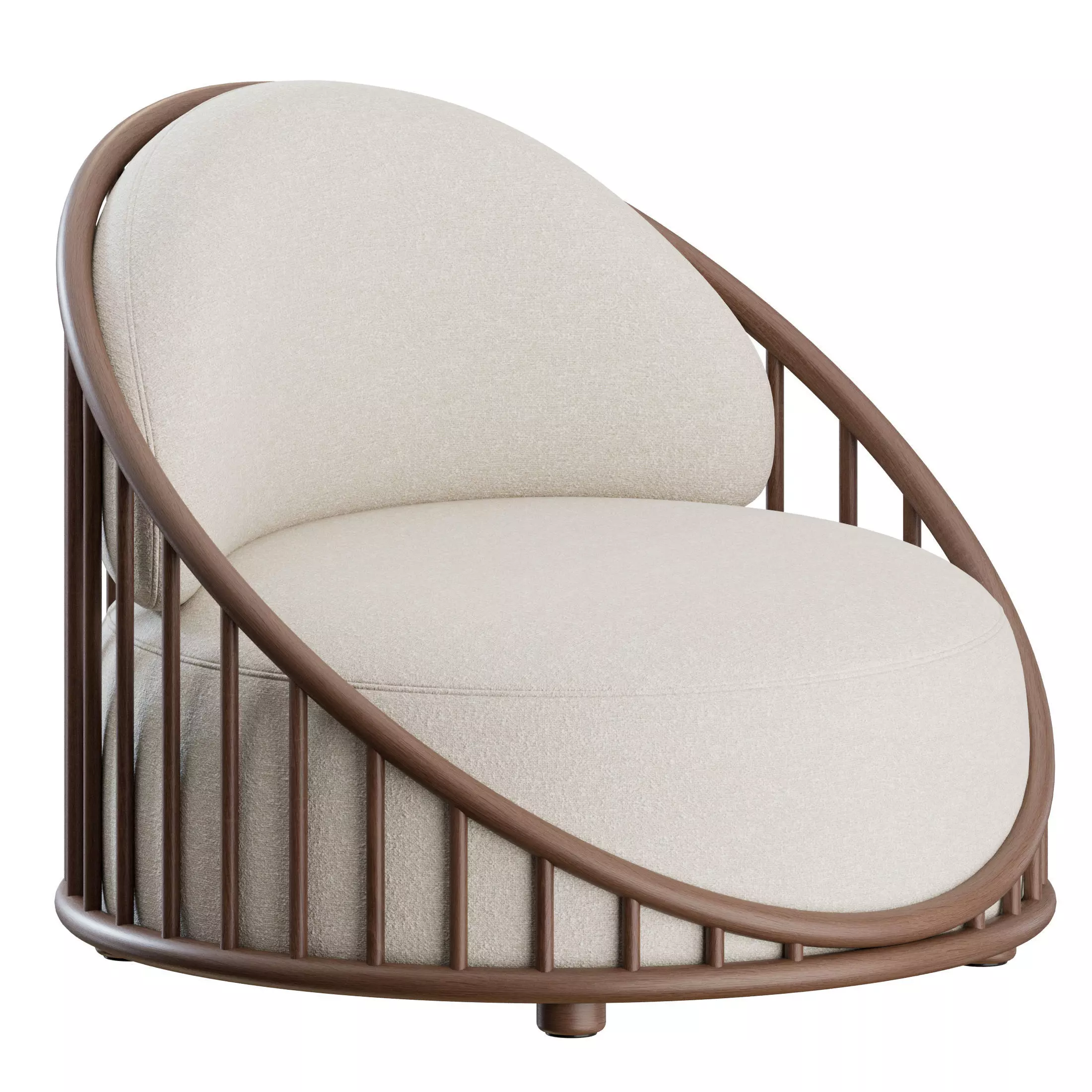 Cask Armchair by Expormim 3D model_0