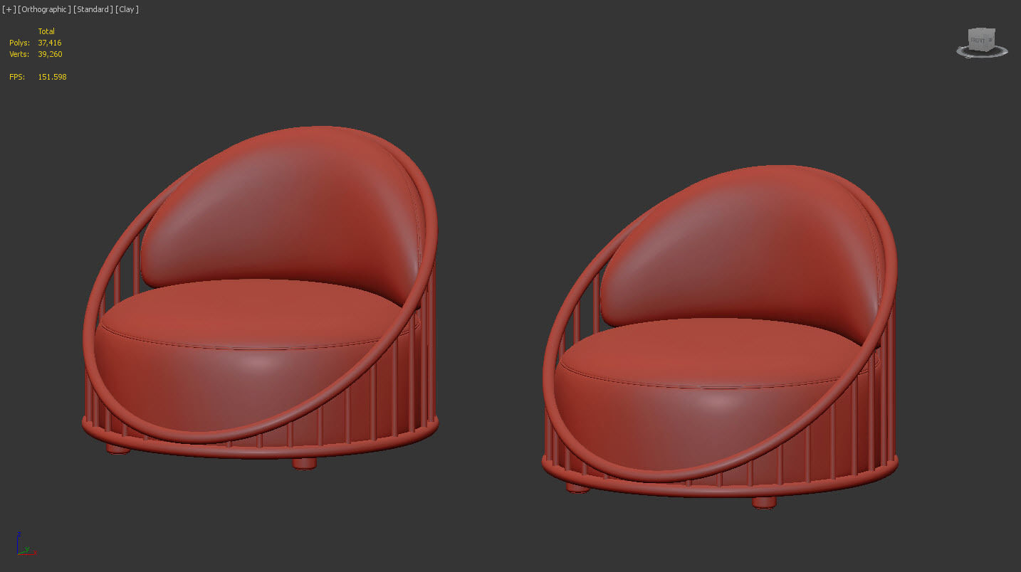 Cask Armchair by Expormim 3D model_10