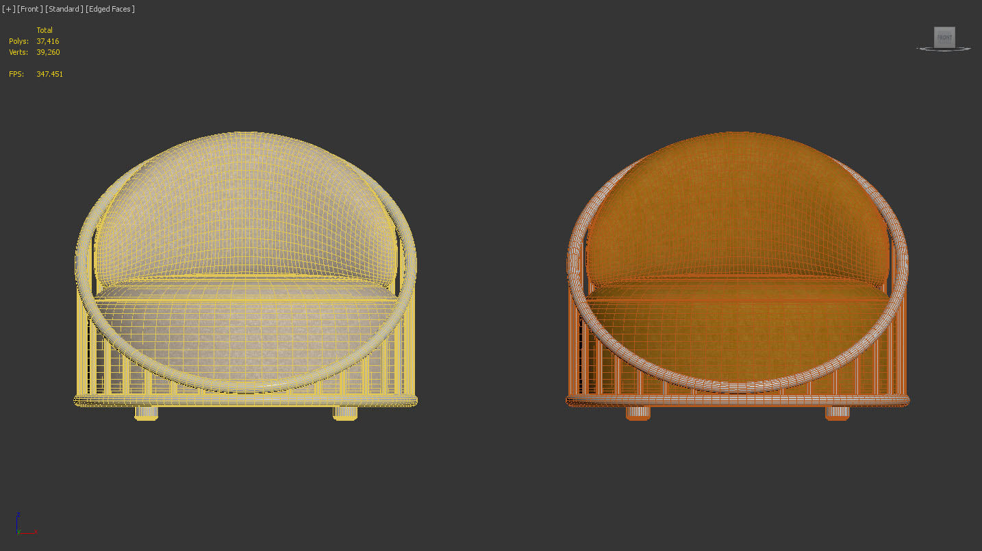 Cask Armchair by Expormim 3D model_8