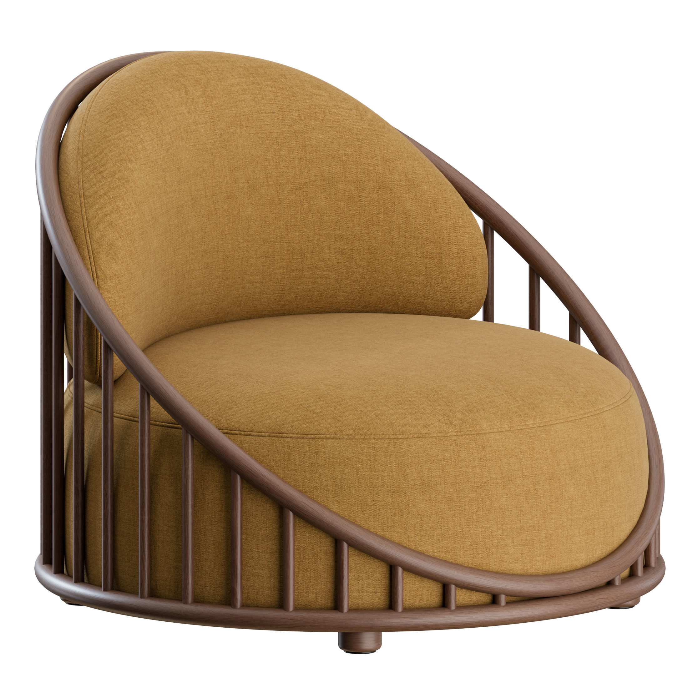 Cask Armchair by Expormim 3D model_1