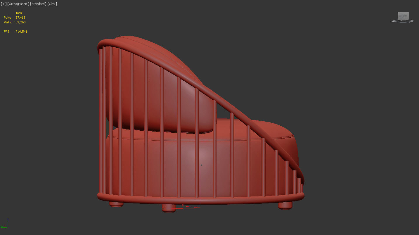 Cask Armchair by Expormim 3D model_13