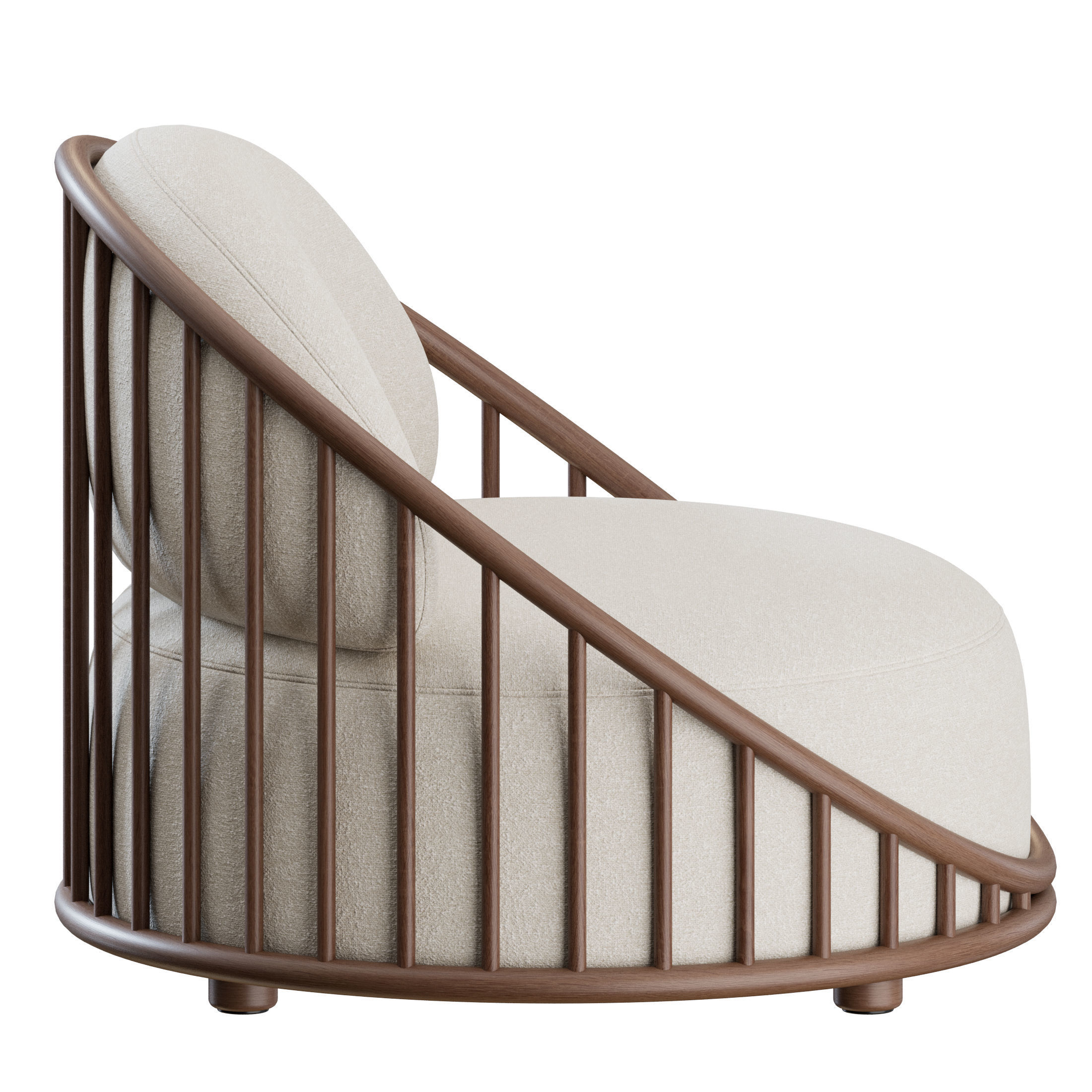 Cask Armchair by Expormim 3D model_5