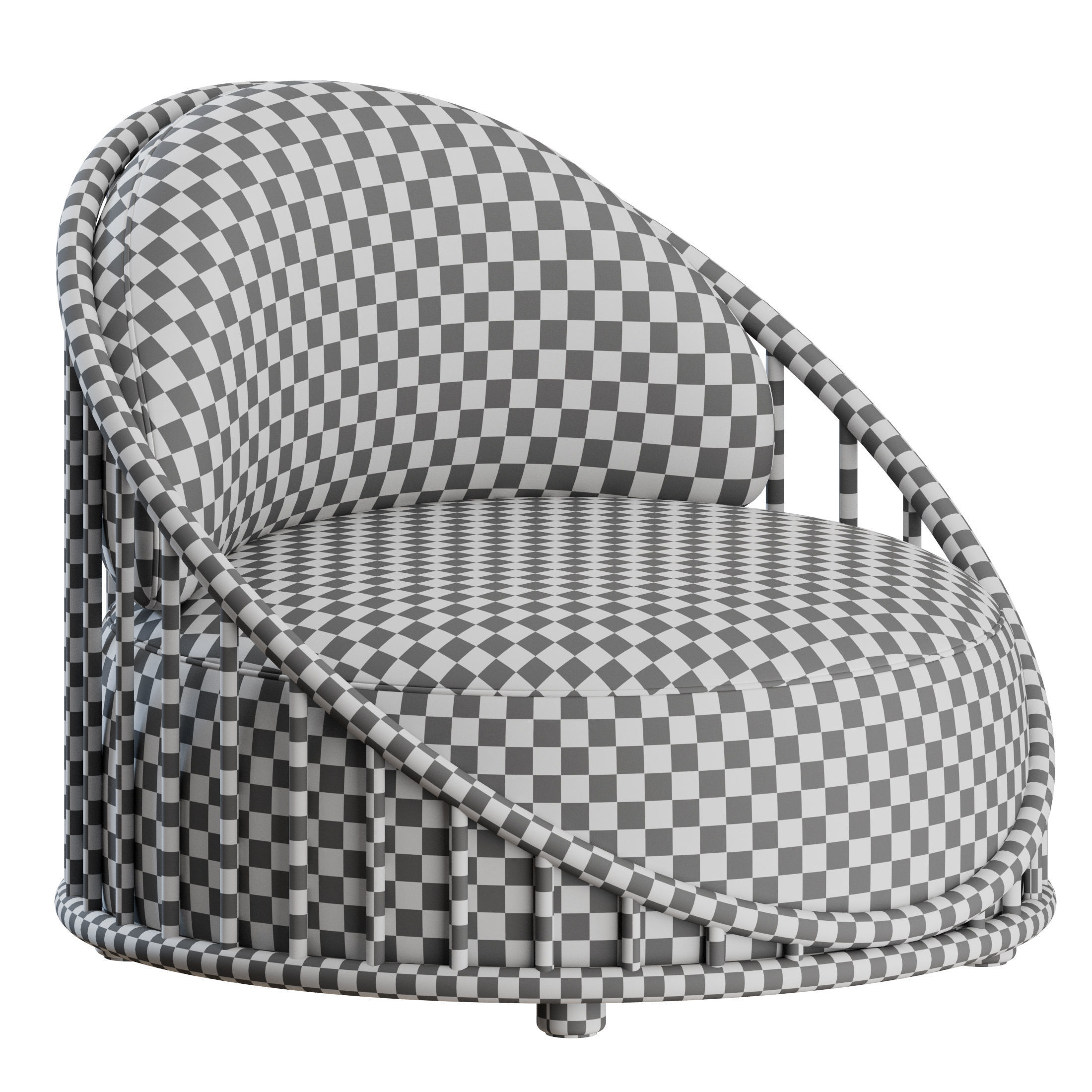 Cask Armchair by Expormim 3D model_2