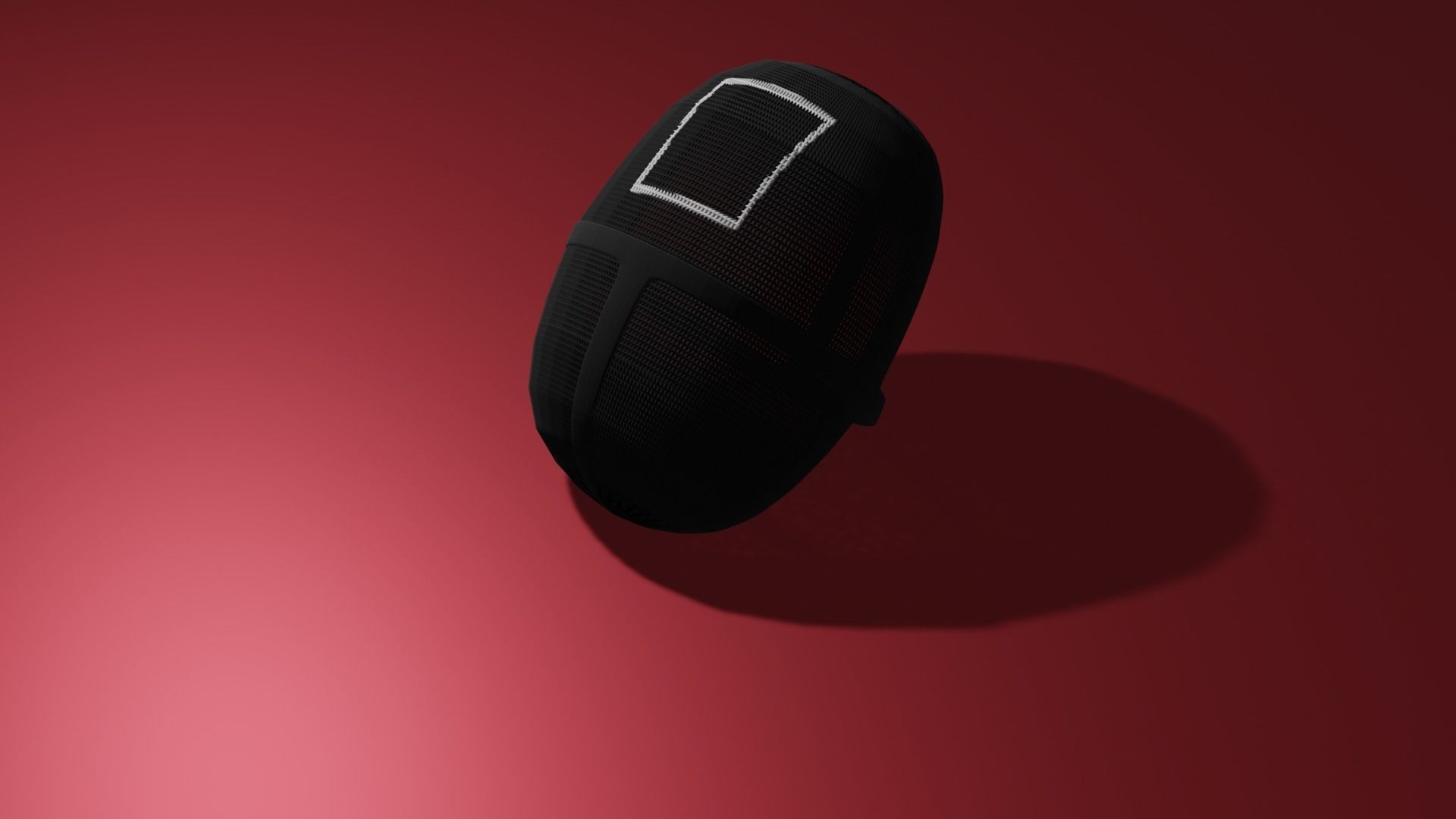 Squid Game Pink Soldiers Mask 3D print model_2