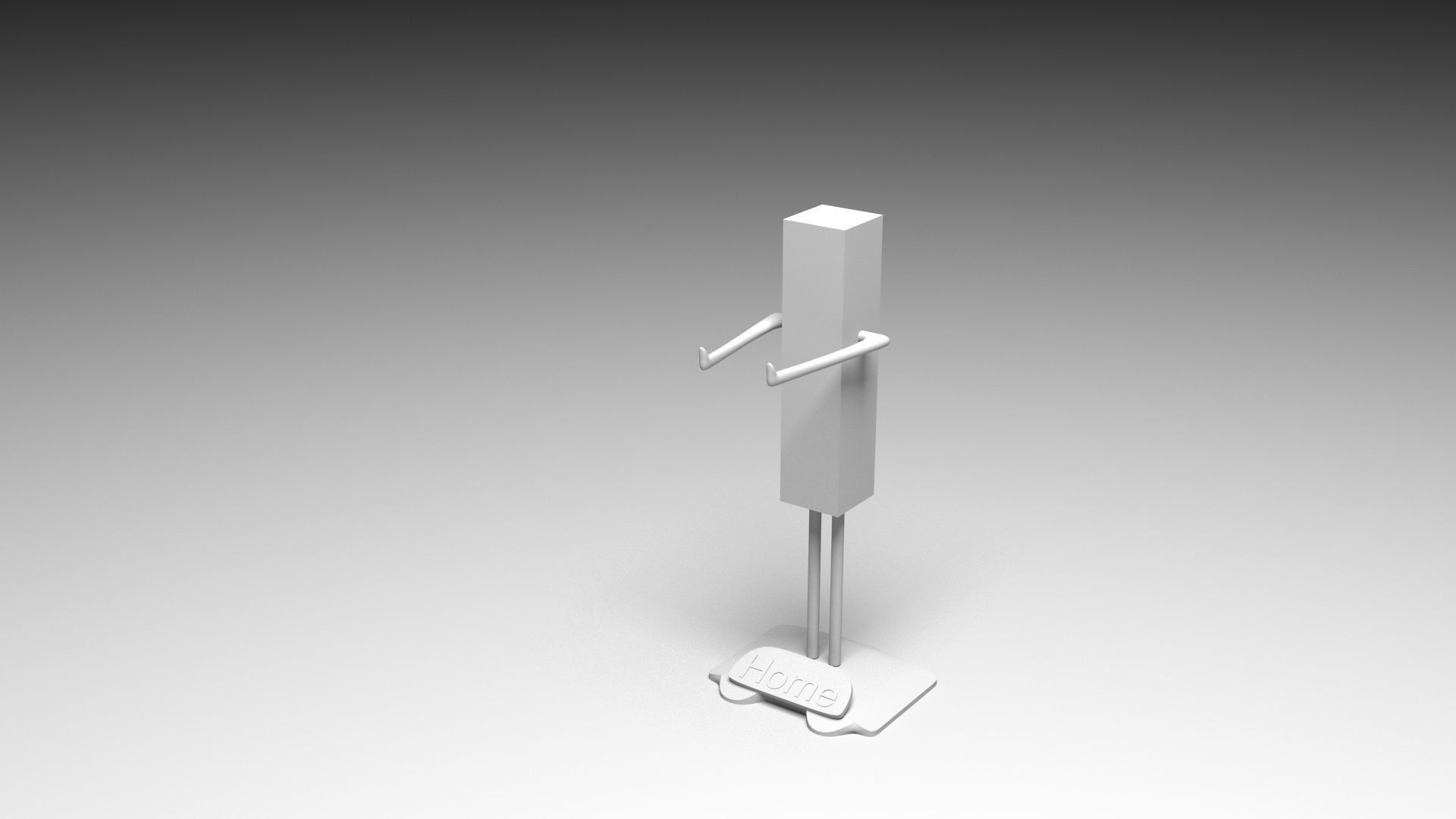 Keys holder 3D print model_2