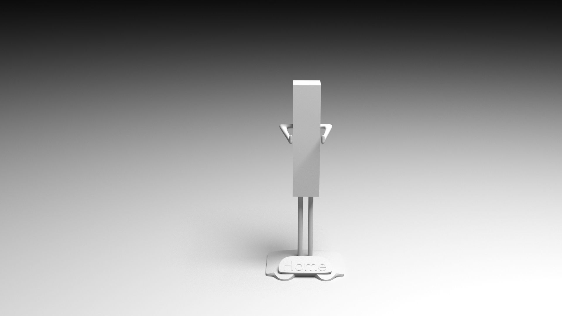 Keys holder 3D print model_1