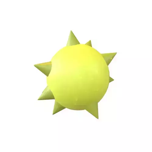 Bacteria v1 001 Low-poly 3D model