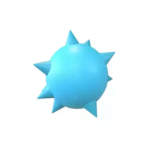 Bacteria v1 003 Low-poly 3D model