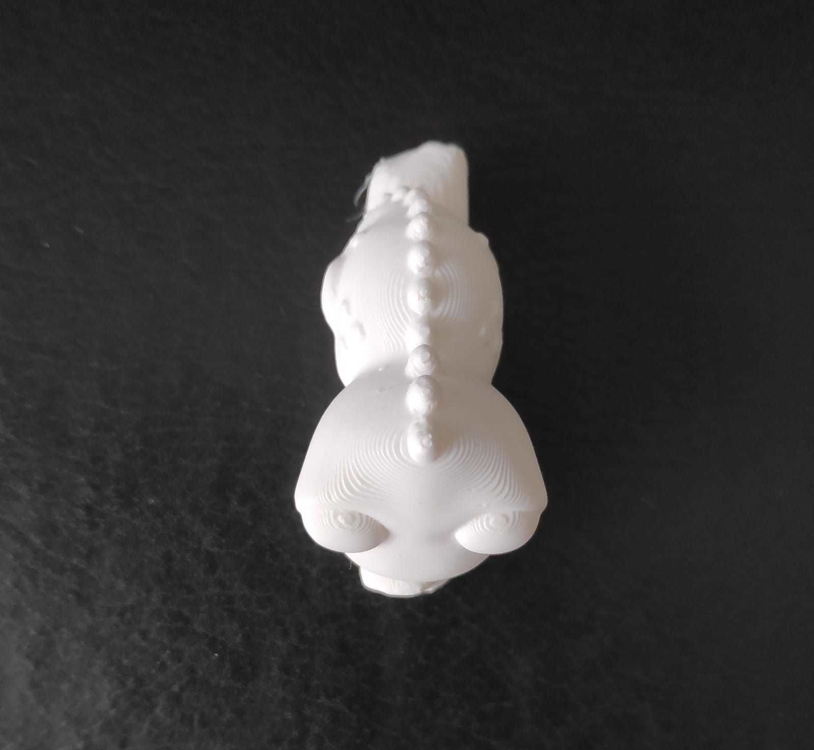 Chameleon on Branch 3D print model_12