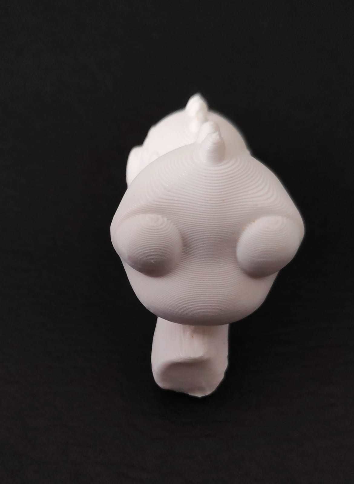 Chameleon on Branch 3D print model_11