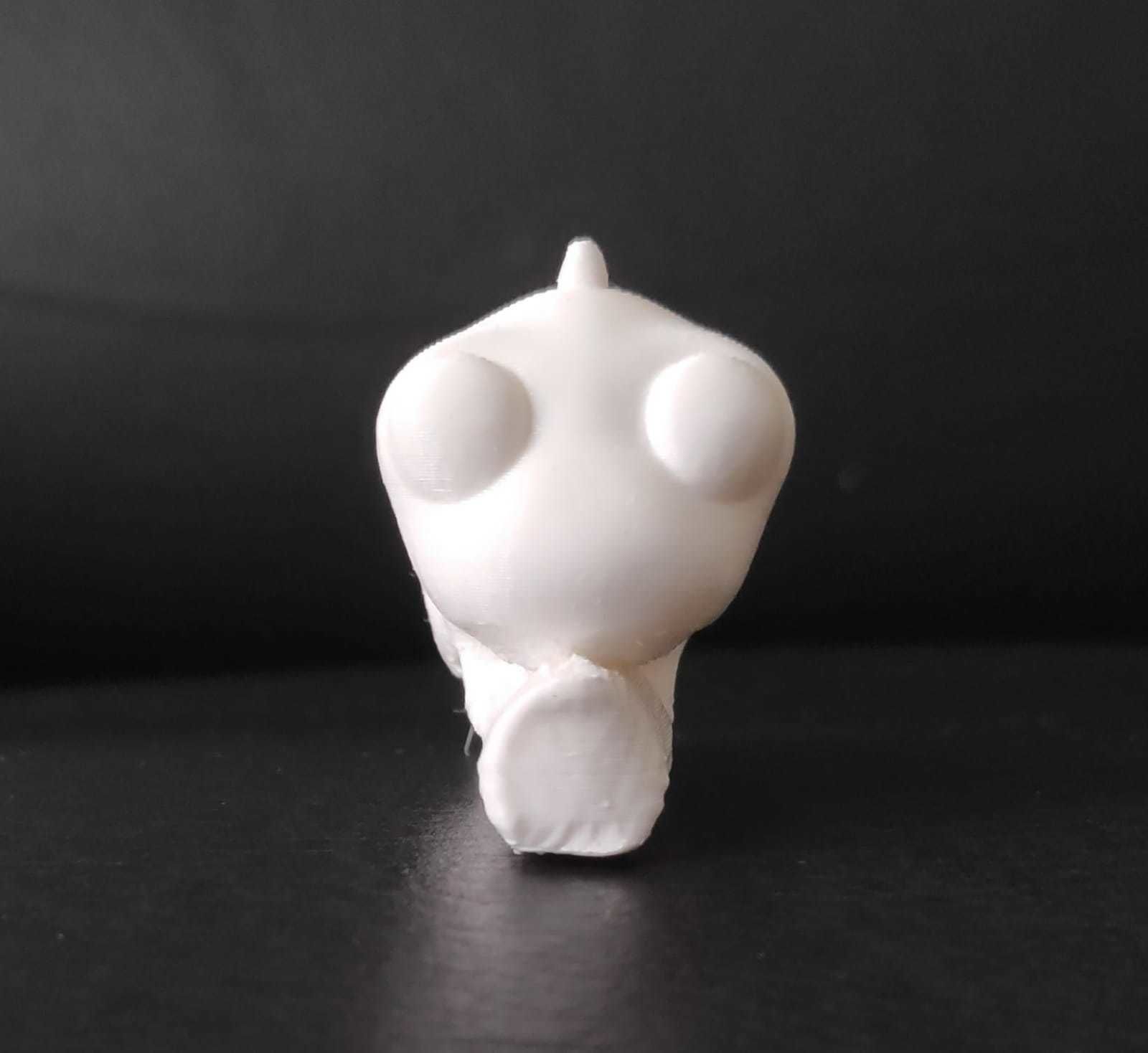 Chameleon on Branch 3D print model_10