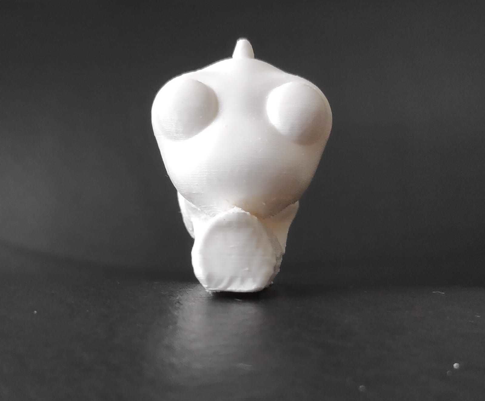 Chameleon on Branch 3D print model_5