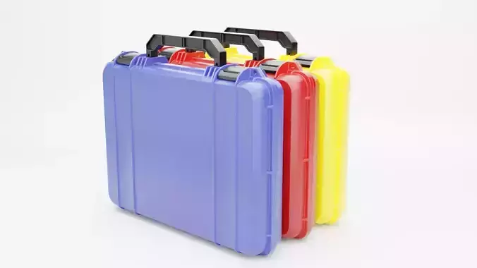 KIT TOOL CASES Low-poly 3D model
