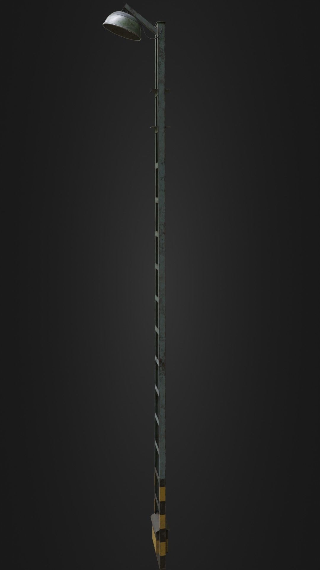 Old Worn Street Light 04 Low-poly 3D model_34