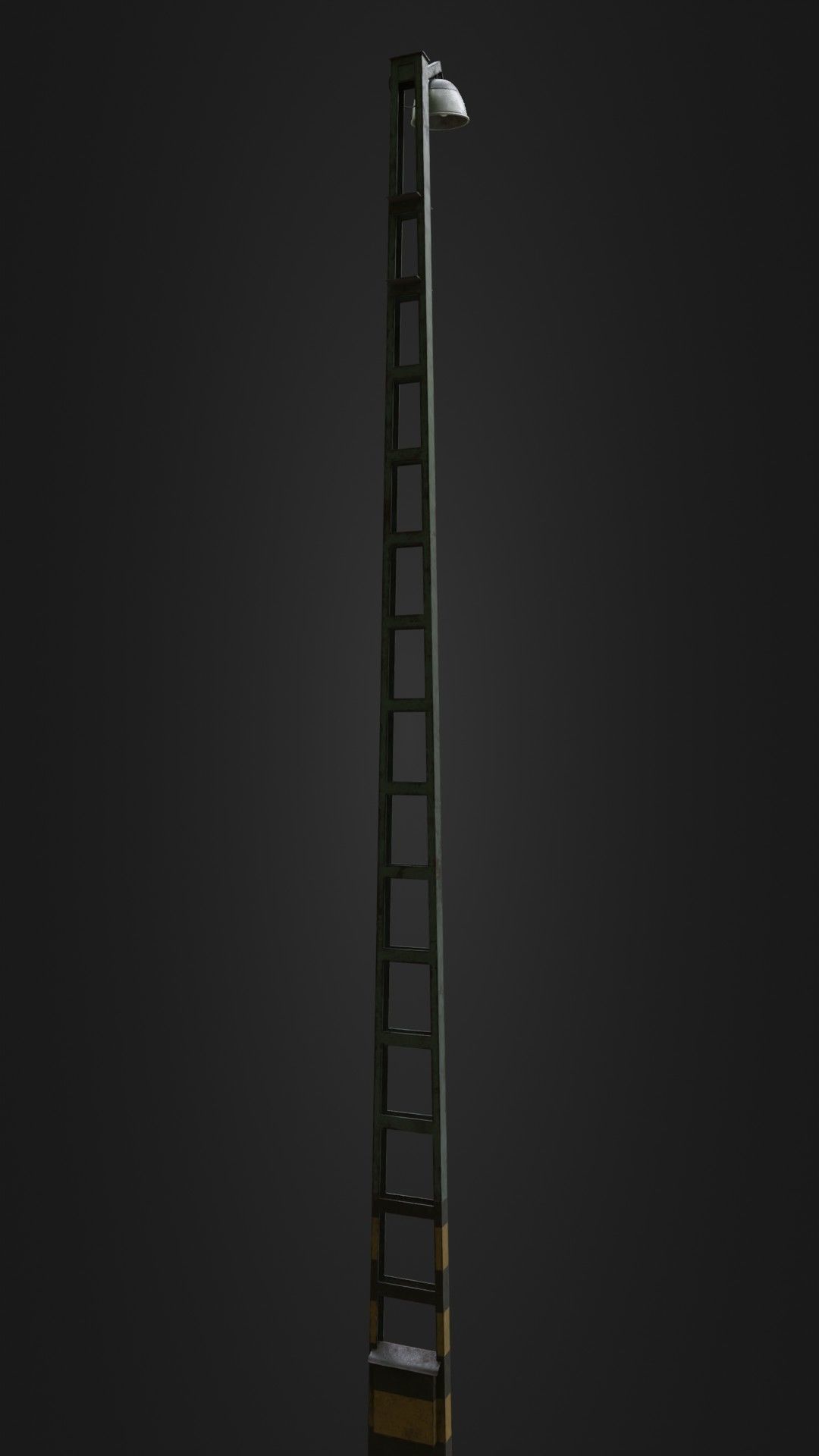 Old Worn Street Light 04 Low-poly 3D model_20