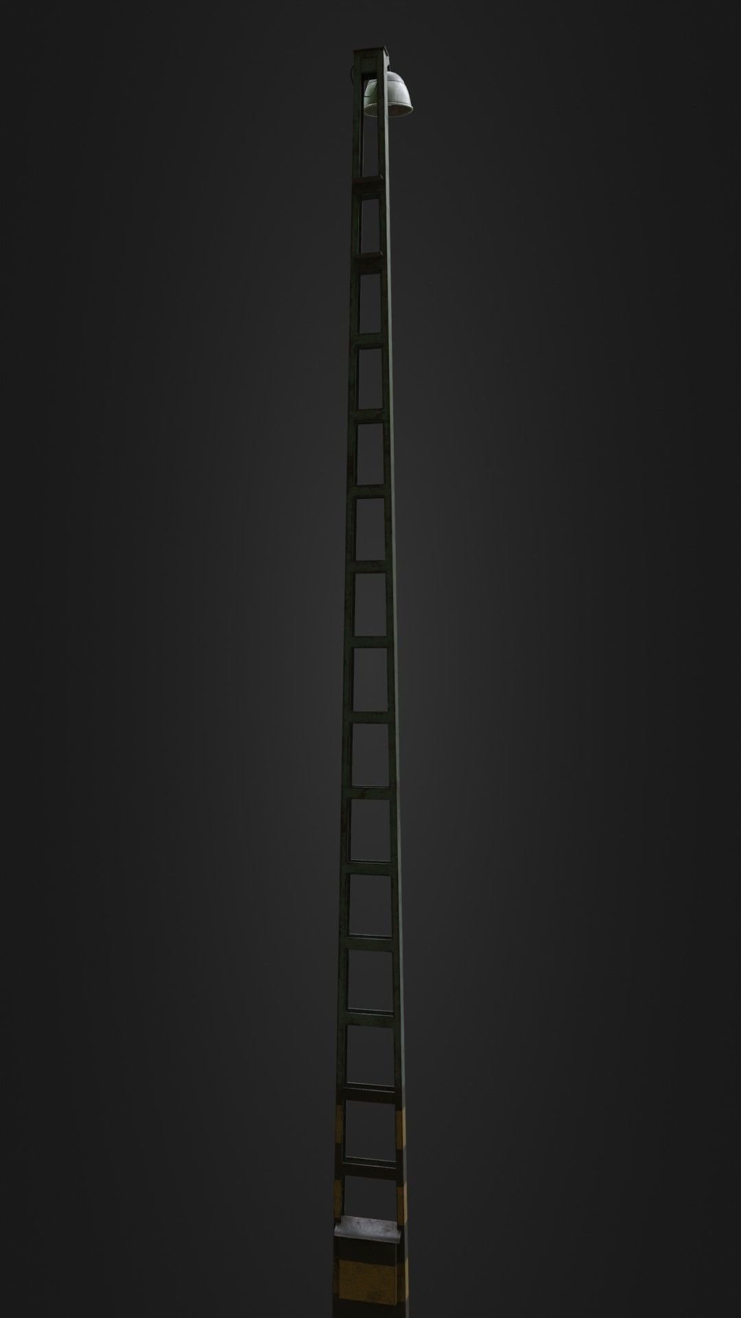 Old Worn Street Light 04 Low-poly 3D model_21