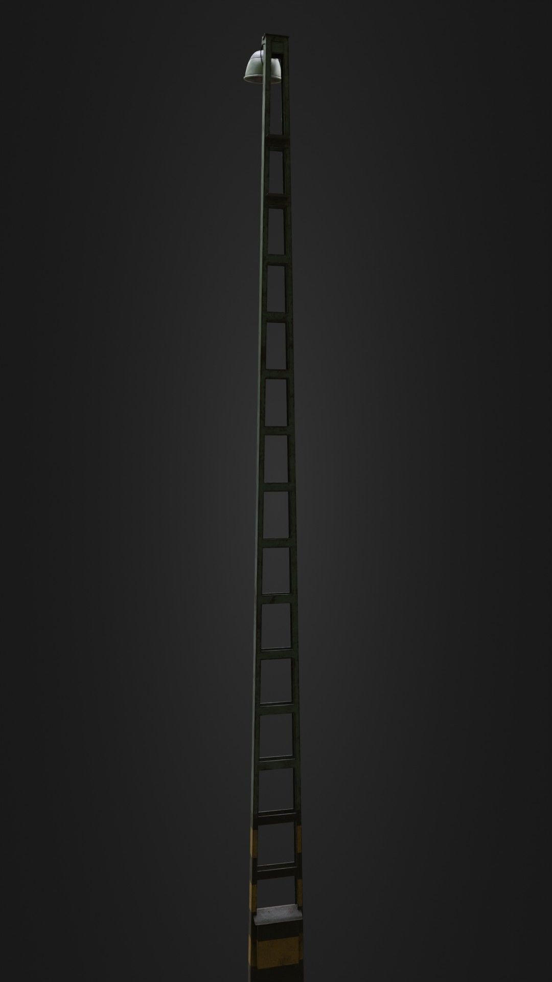 Old Worn Street Light 04 Low-poly 3D model_24