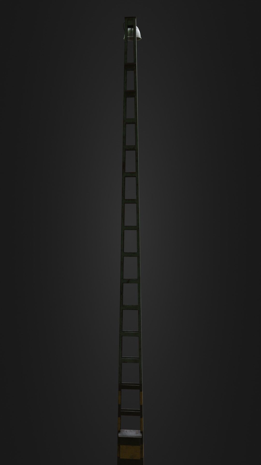 Old Worn Street Light 04 Low-poly 3D model_22