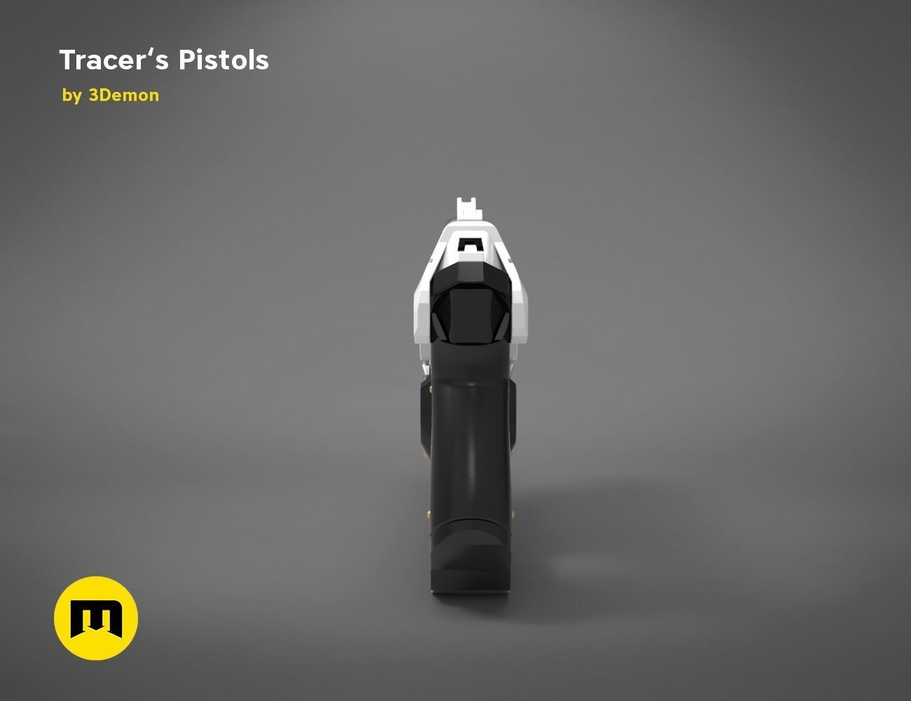 Tracer pistols 3D print model_21