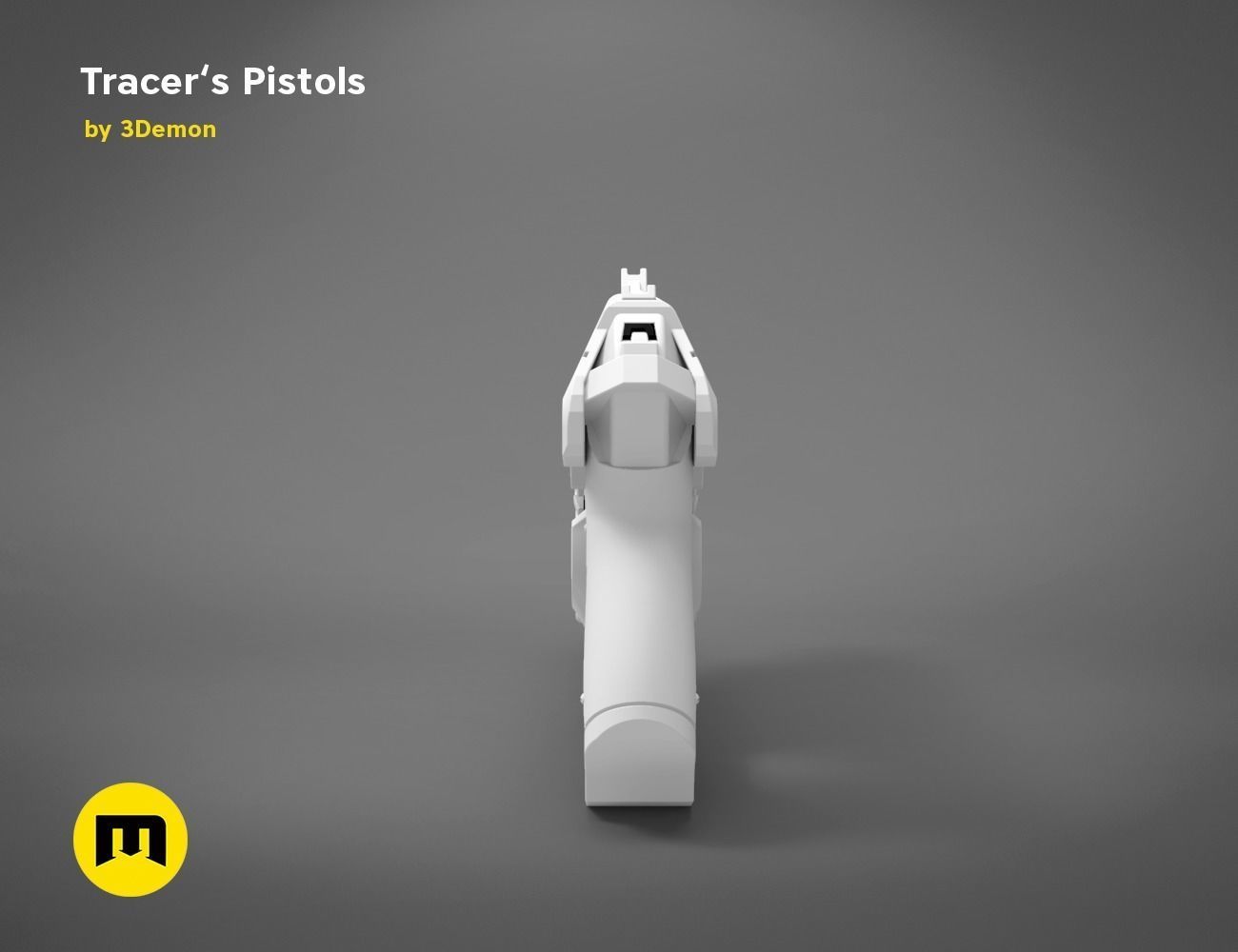 Tracer pistols 3D print model_20