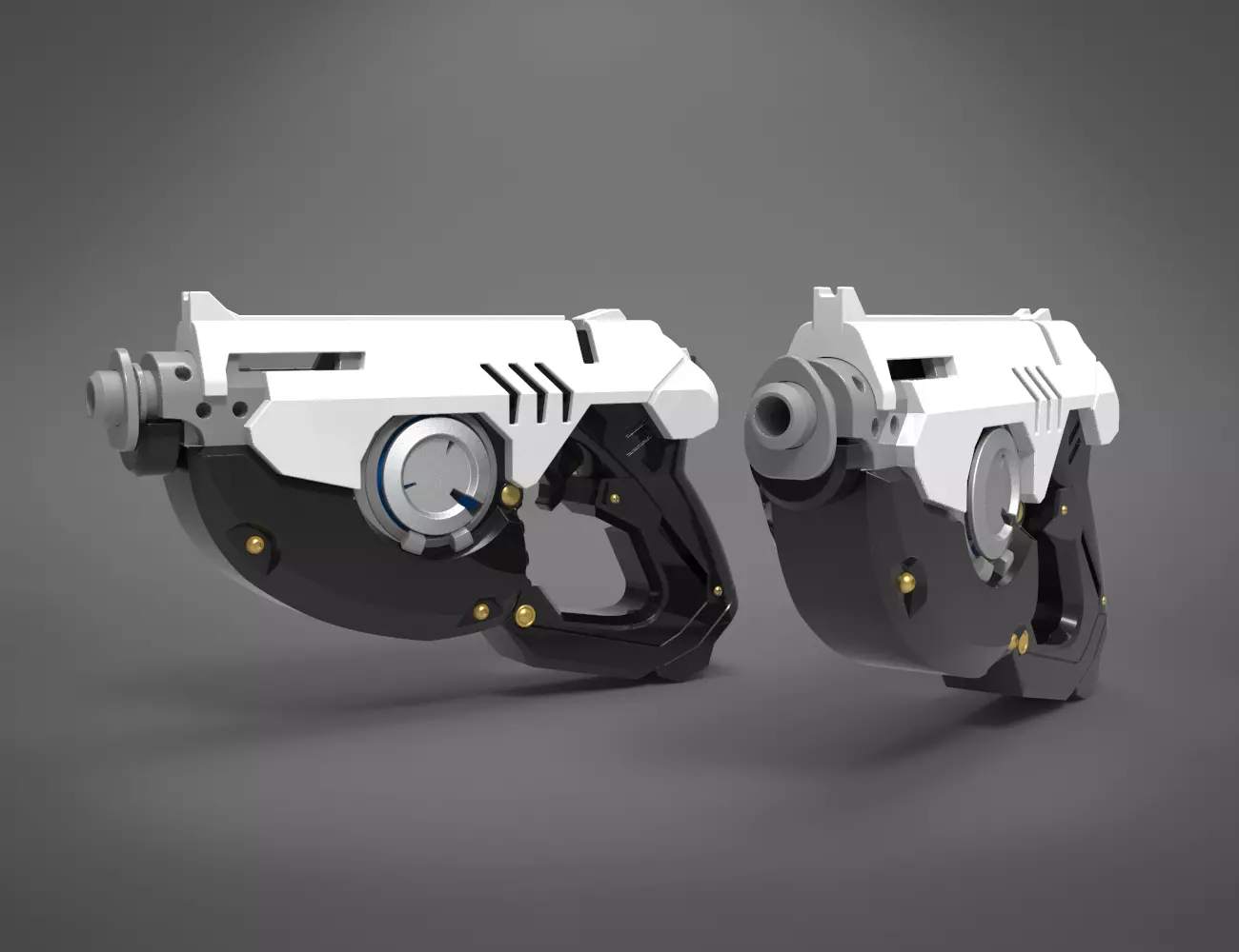 Tracer pistols 3D print model_0