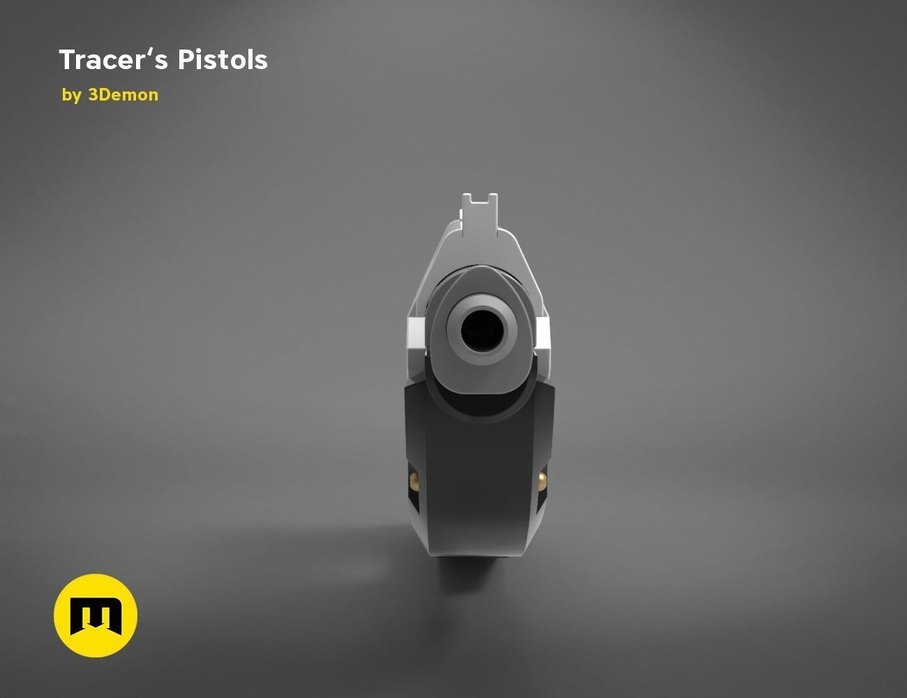 Tracer pistols 3D print model_12