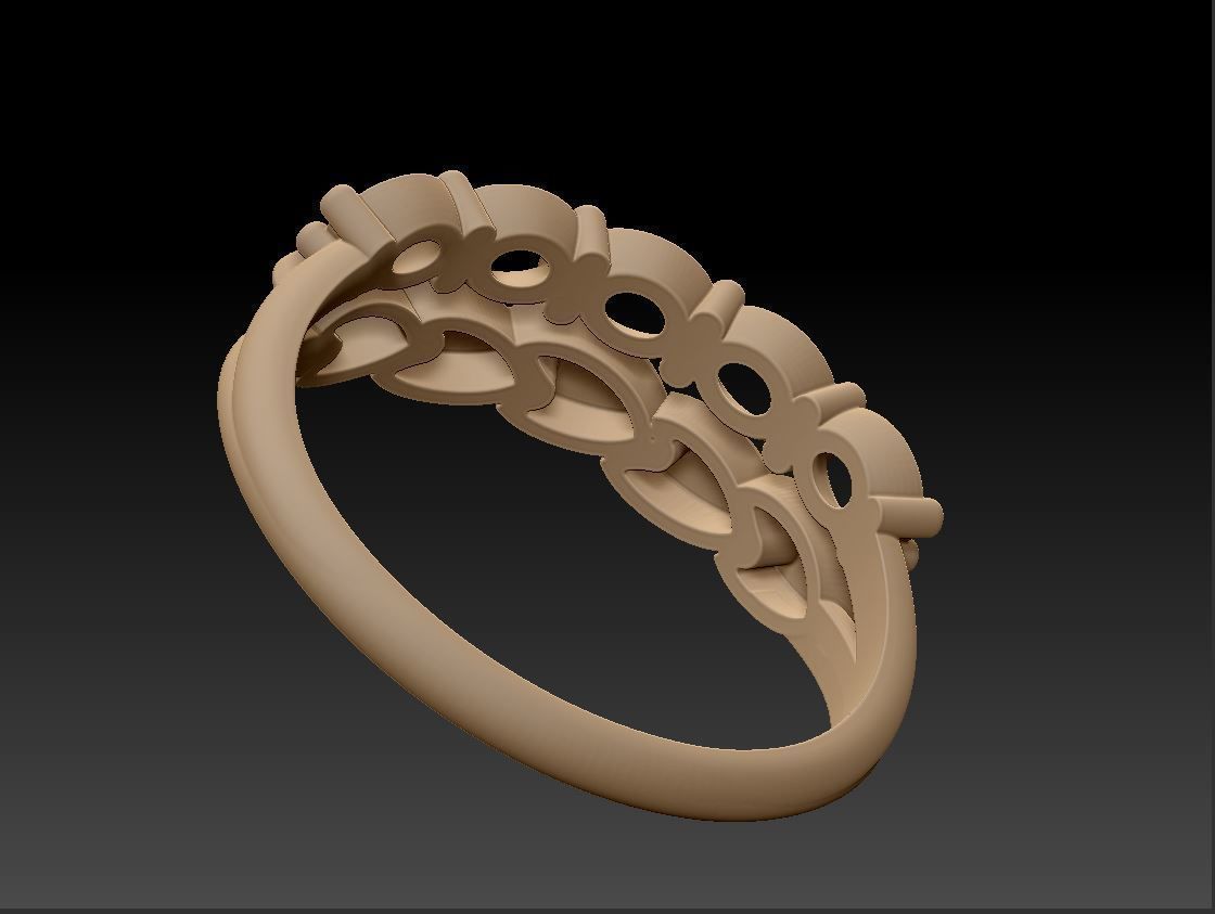 Diamond Ring W 3D print model_10