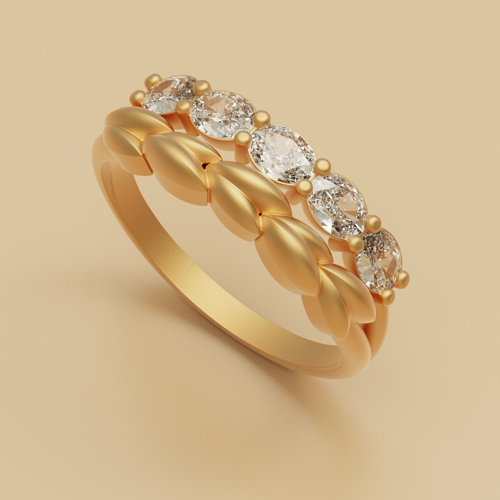 Diamond Ring W 3D print model_6