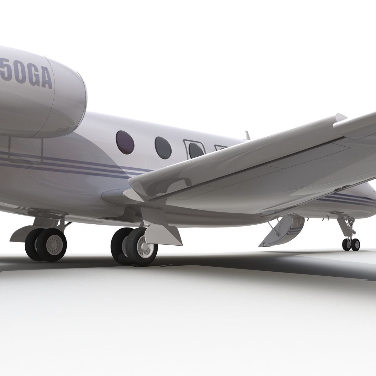 Gulfstream G650 Rigged 2 3D model_22
