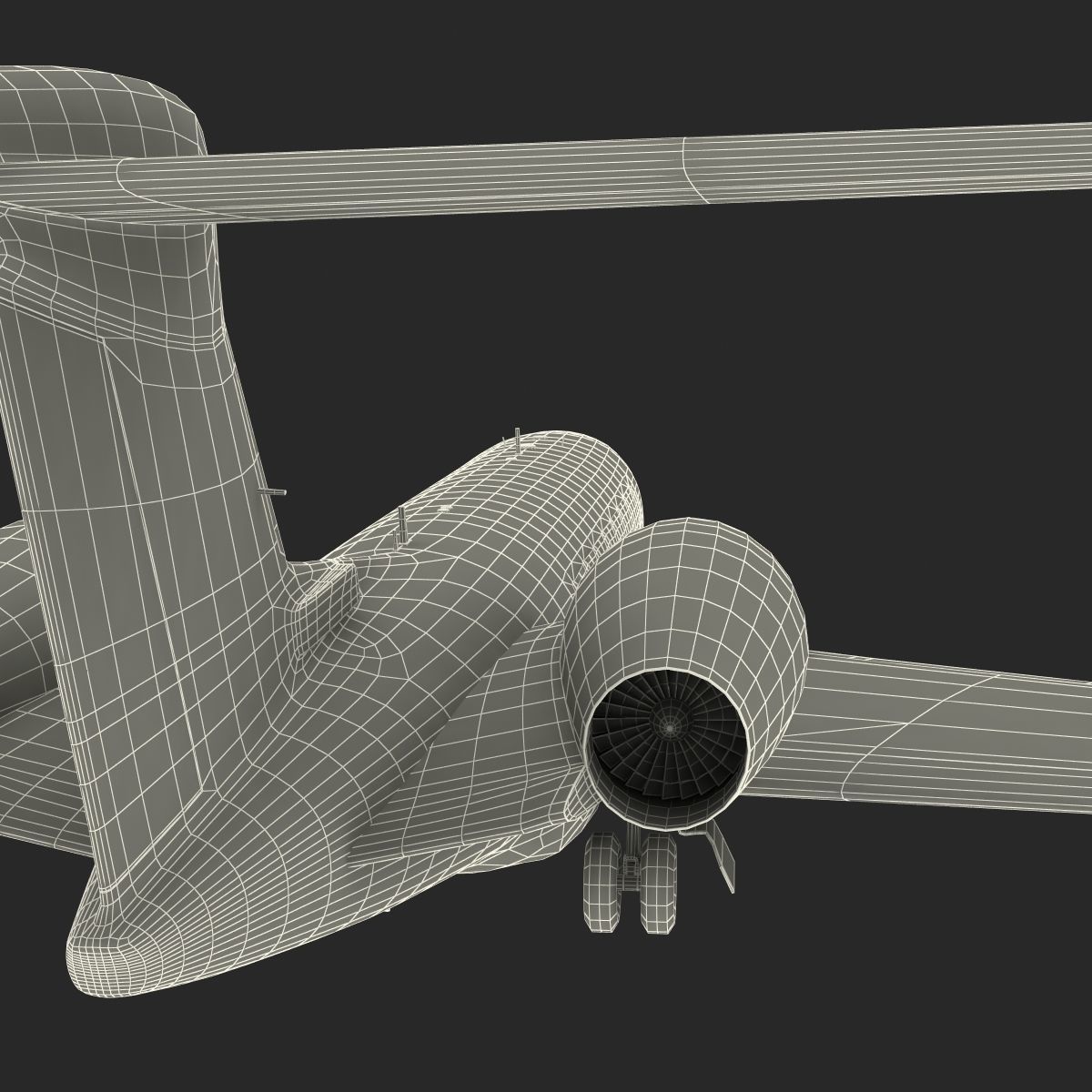 Gulfstream G650 Rigged 2 3D model_78