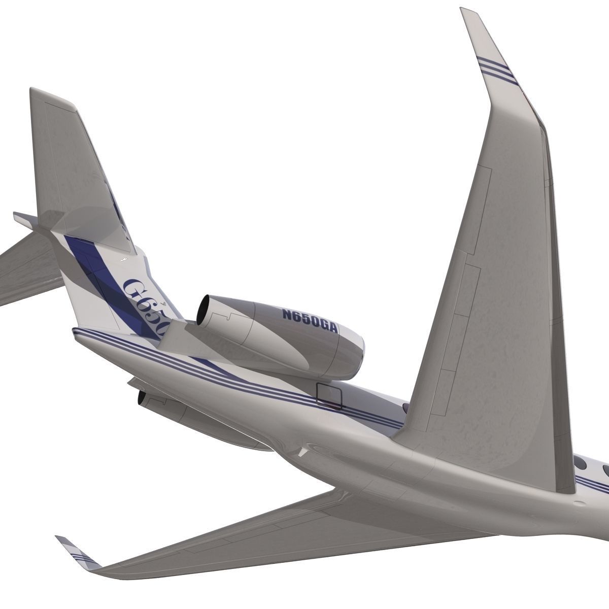 Gulfstream G650 Rigged 2 3D model_49