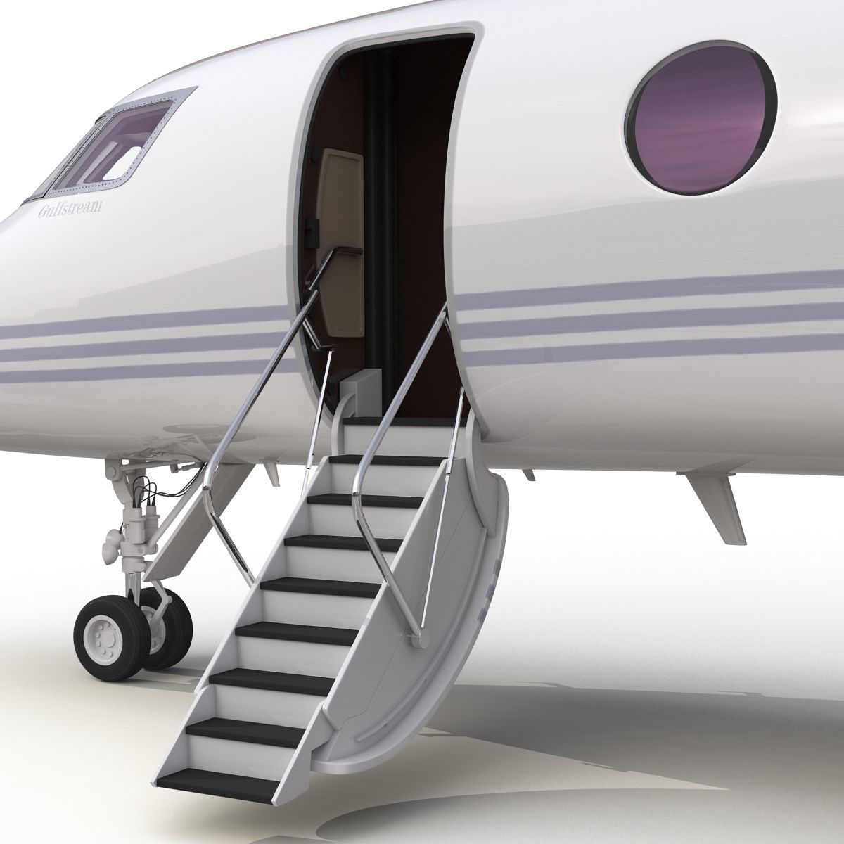 Gulfstream G650 Rigged 2 3D model_46
