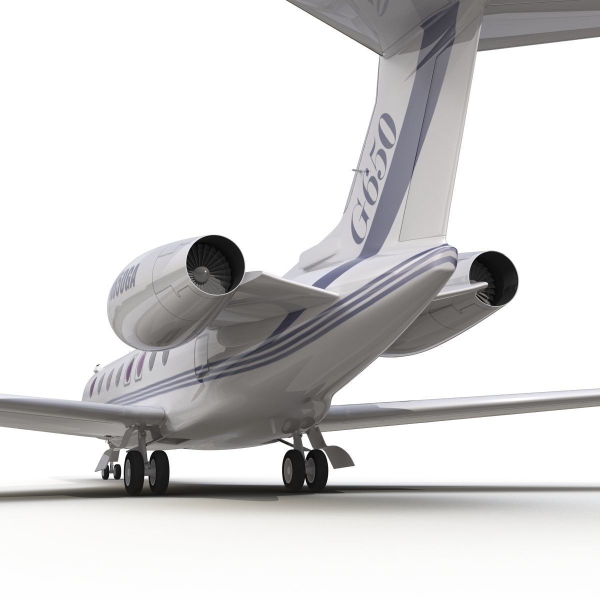 Gulfstream G650 Rigged 2 3D model_39