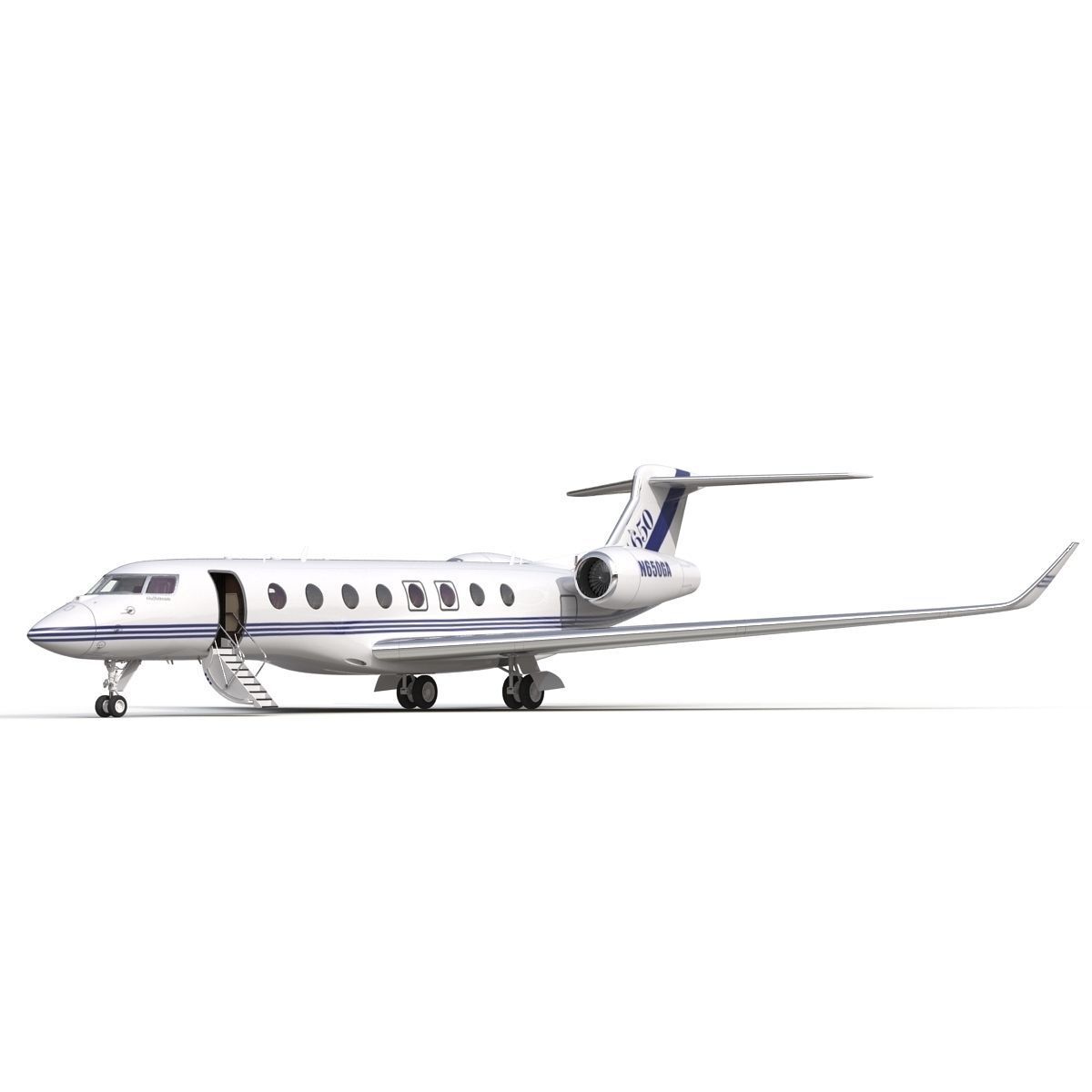 Gulfstream G650 Rigged 2 3D model_12
