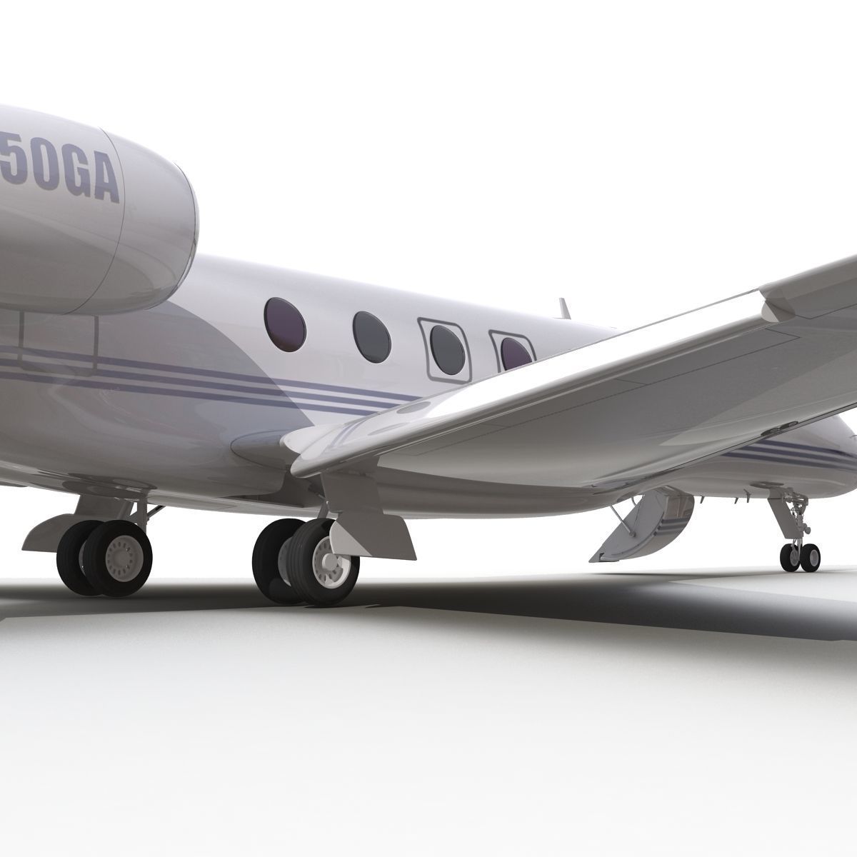 Gulfstream G650 Rigged 2 3D model_23