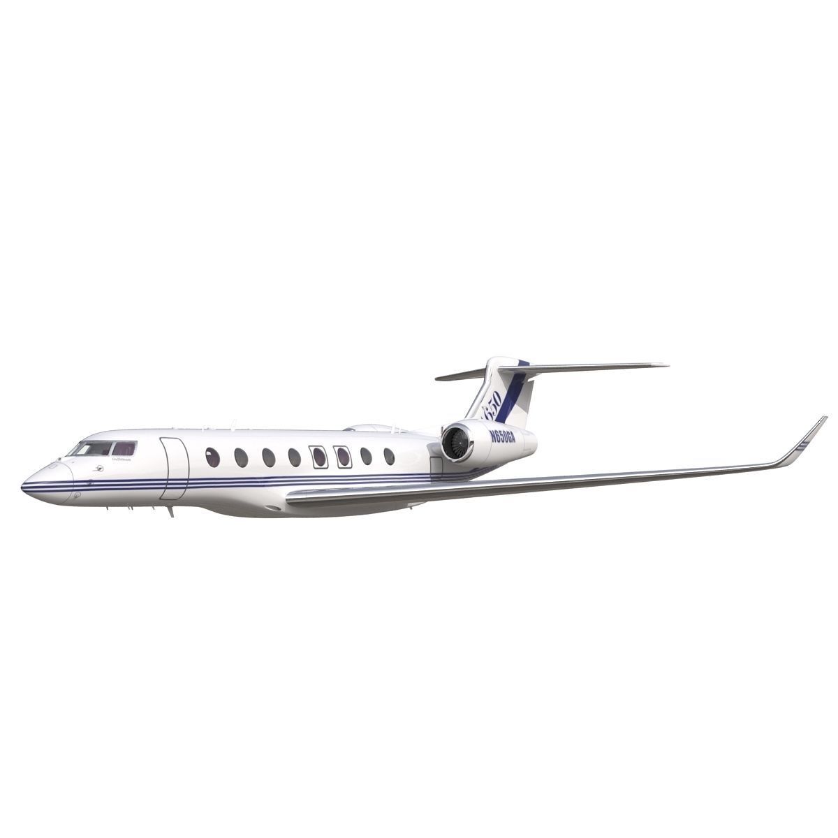 Gulfstream G650 Rigged 2 3D model_13