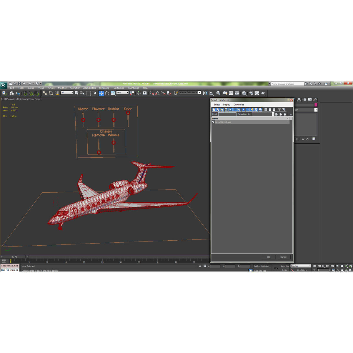 Gulfstream G650 Rigged 2 3D model_62