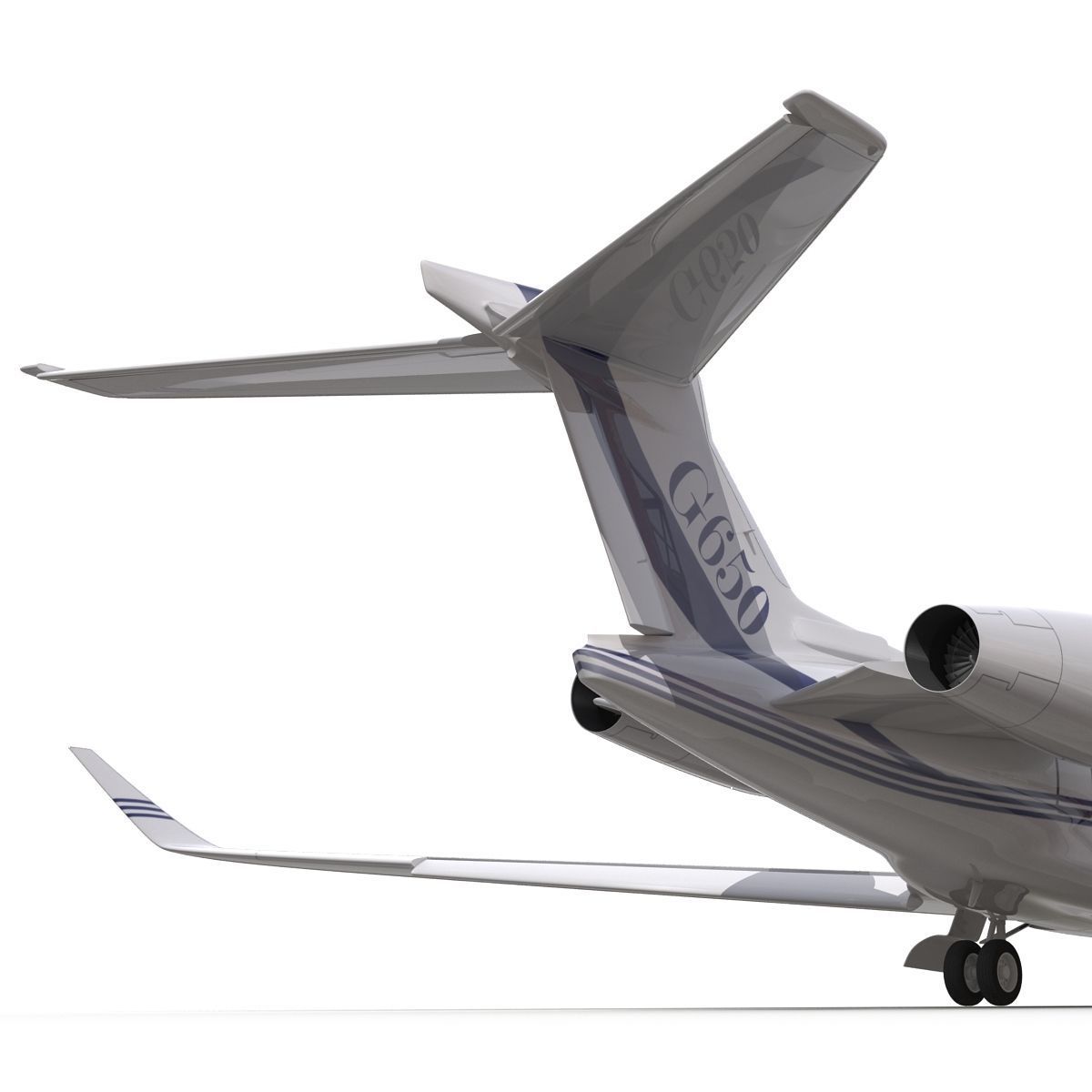 Gulfstream G650 Rigged 2 3D model_27