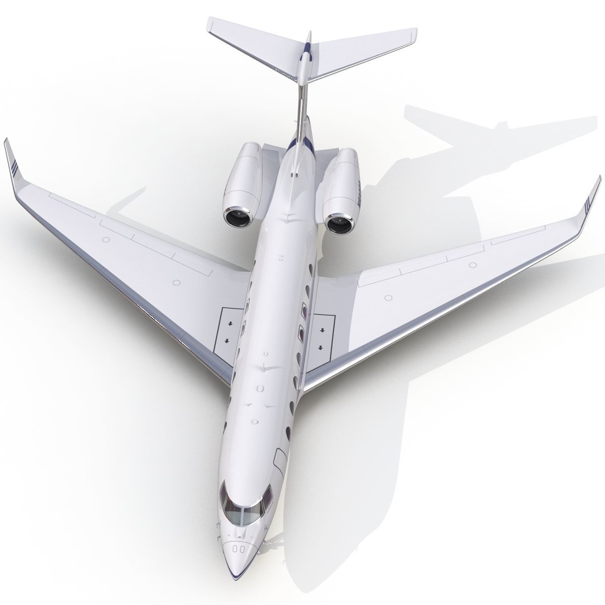 Gulfstream G650 Rigged 2 3D model_30