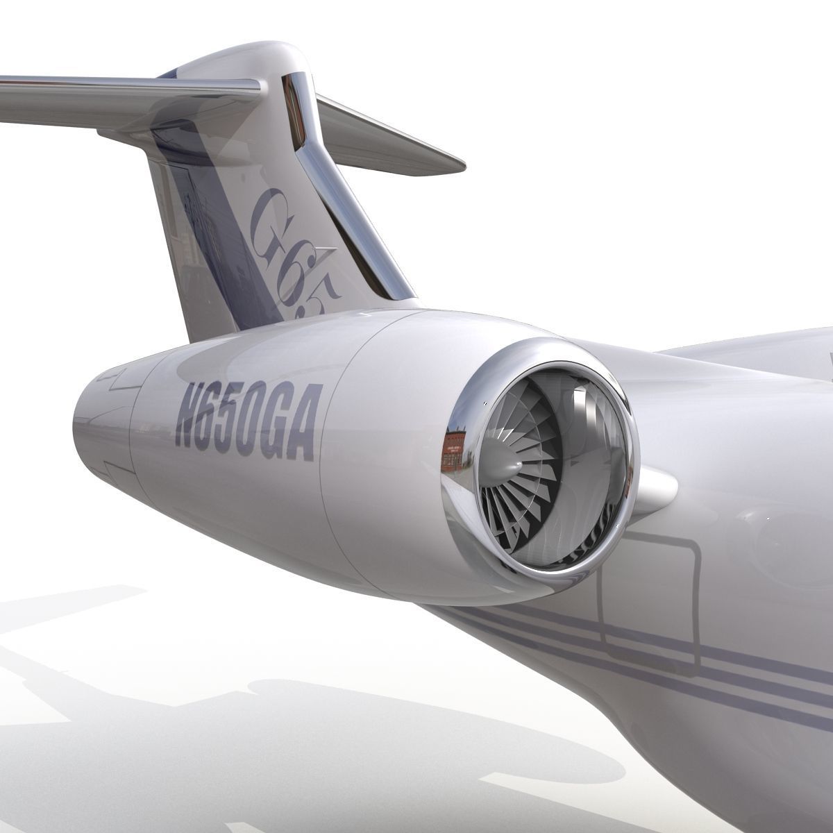 Gulfstream G650 Rigged 2 3D model_41