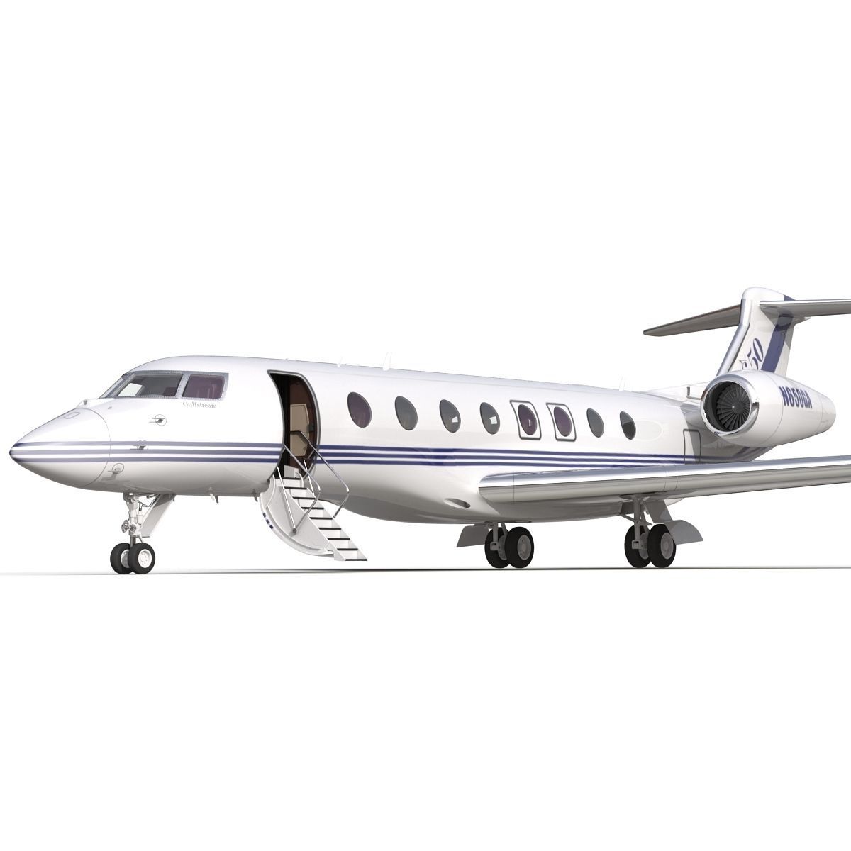 Gulfstream G650 Rigged 2 3D model_38